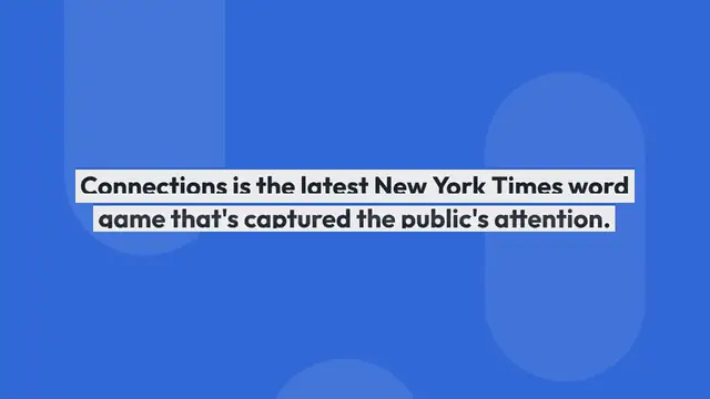 Video thumbnail for NYT Connections Today: See Hints And Answers For March 27