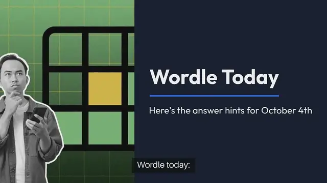 Video thumbnail for Wordle today: Here's the answer hints for October 4