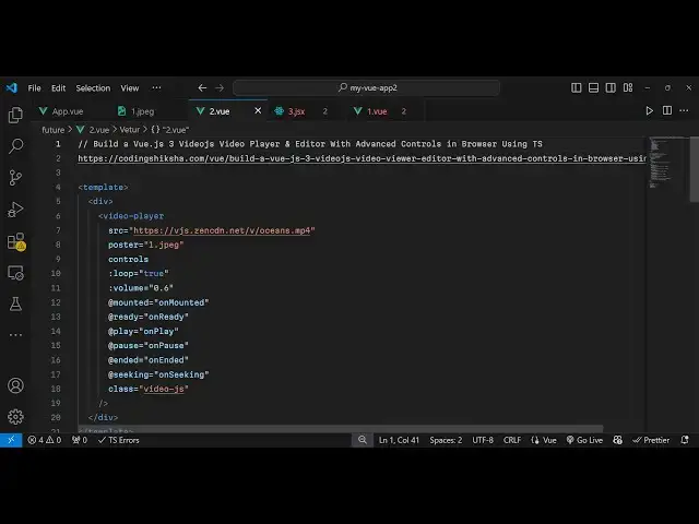 Video thumbnail for Build a Vue.js 3 Video.js Video Player & Editor With Advanced Controls in Browser Using TS