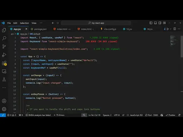 Video thumbnail for Build a React.js Project to Show English Virtual Typing Keyboard Using react-simple-keyboard in JSX