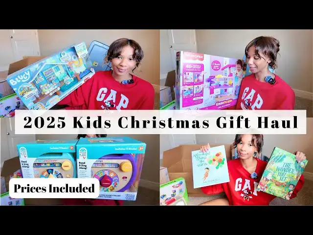 'Video thumbnail for What I Got My Kids for Christmas 2025 | Christmas Gift Haul With Prices'