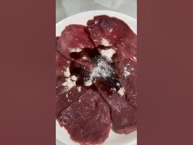 Video thumbnail for #beef steak#food # spicy 🌶️