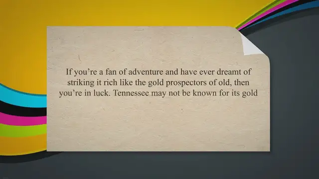 'Video thumbnail for Gold Panning in Tennessee [A Gold Prospecting Guide]'