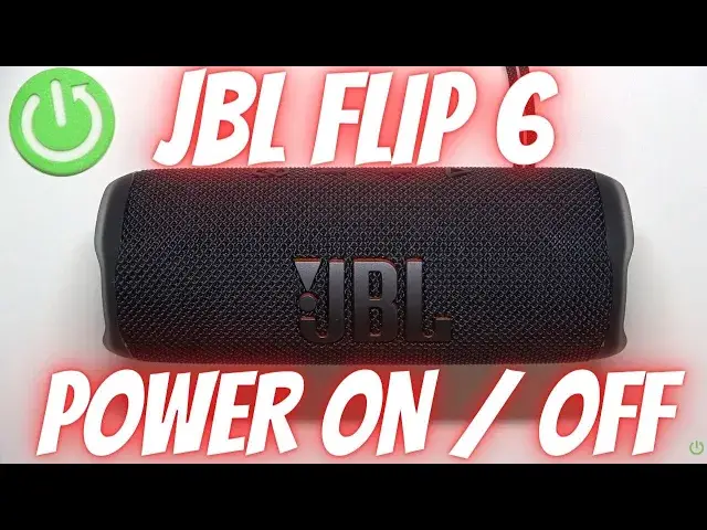 Video thumbnail for How to Power On or Off JBL Flip 6?