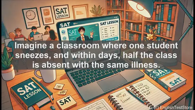 Video thumbnail for 5000 Must Know SAT Vocabulary - Transmissible: Understanding the Spread of Diseases and Ideas