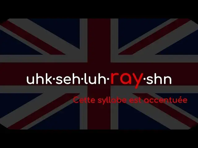 Video thumbnail for Comment prononcer « acceleration » en anglais