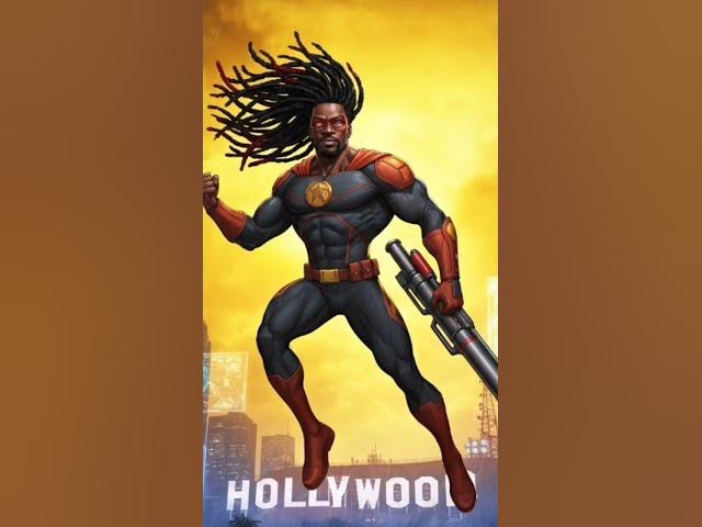 Video thumbnail for Evolve 'RedBlaze' Nubian SuperHero Universe, Howard E. Perry Productions #blackpublisher #blackicon