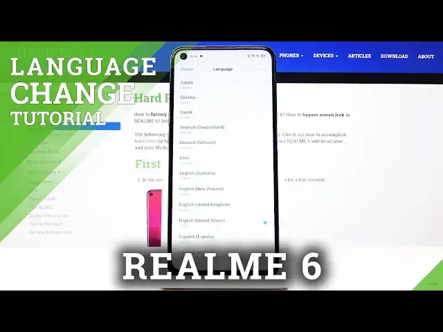 'Video thumbnail for How to Change Language in REALME 6 – Language Settings'