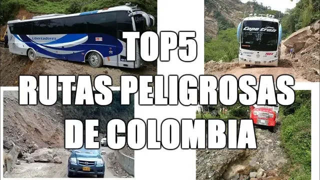 Video thumbnail for ⚠️ 🔞 Las  5 carreteras más peligrosas de Colombia: ¡no aptas para cardíacos!😱