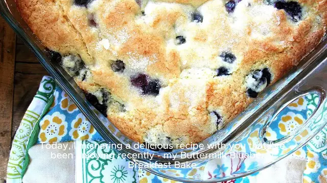 Video thumbnail for Buttermilk Blueberry Breakfast Bake