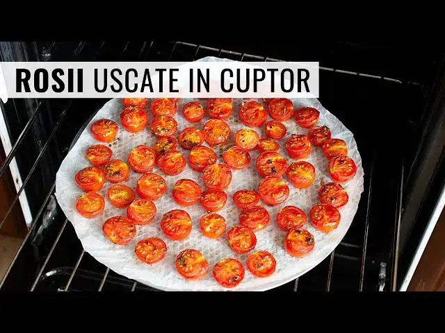 Video thumbnail for Roșii uscate în cuptor, conservate în ulei de măsline | Bucate Aromate