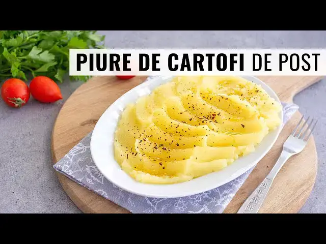 Video thumbnail for Cum să faci un piure de cartofi de post fin, cremos și gustos | Bucate Aromate