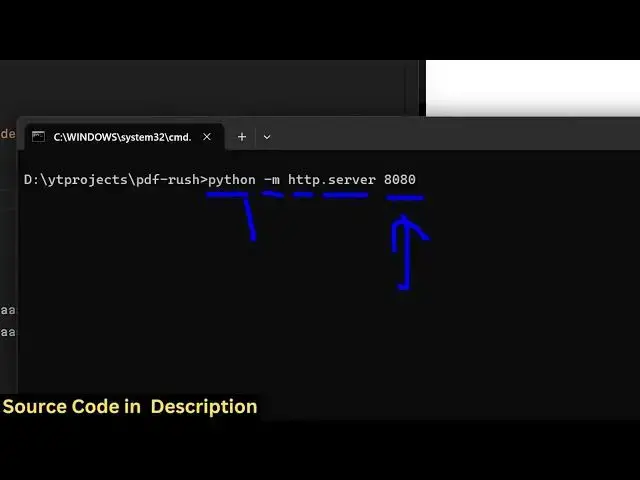 Video thumbnail for Python Tutorial to Start HTTP Live Server For Static Files in Terminal Full Tutorial