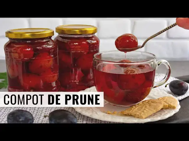 Video thumbnail for Rețeta de compot de prune pentru iarnă - răsfăț pentru zile friguroase | Bucate Aromate