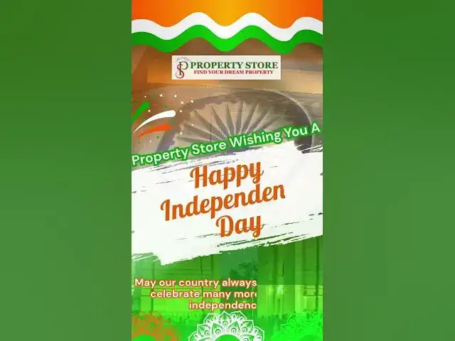 Video thumbnail for Property Store Wishing you a Happy 🫡🫡 #independenceday #15august #vandemataram