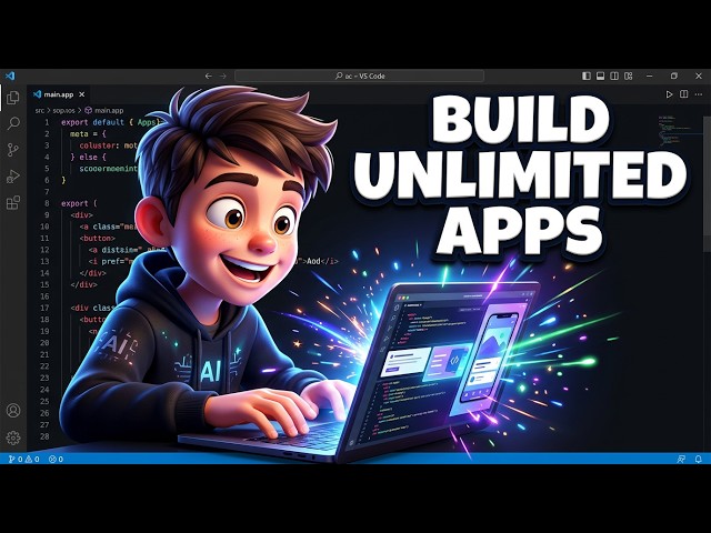 Video thumbnail for New Free AI Agent IDE | Build Unlimited Websites & Apps Without Limits