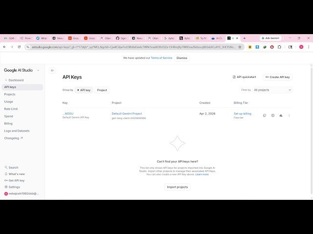 Video thumbnail for How to Get a Free Google Gemini API Key in Google AI Studio – Step-by-Step Guide!