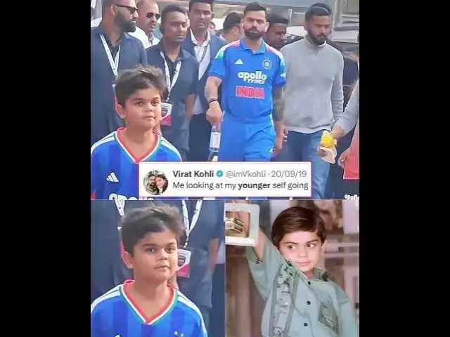 Video thumbnail for Same to same copy virat kohli vibes turning the clip into a viral sensation. #viratkohli #Cricket