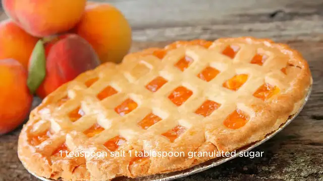 Video thumbnail for Peach Pie Recipe