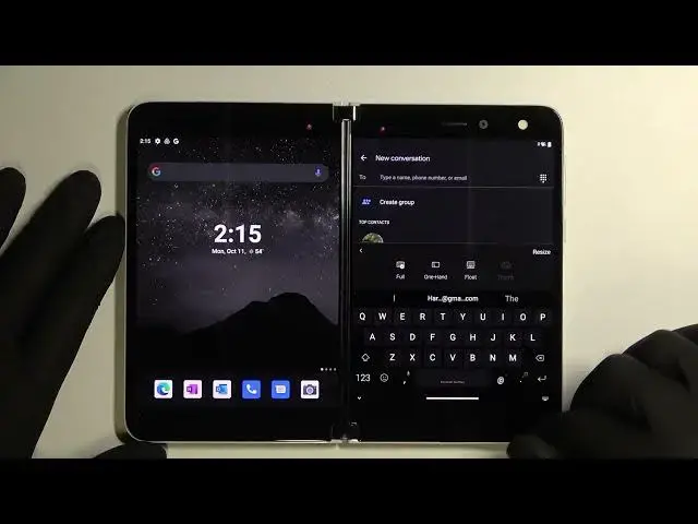 Video thumbnail for How to Fix Floating Keybaord on MICROSOFT Surface Duo - Turn  Off Floating Keyboard