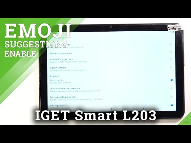 Video thumbnail for How to Show Emoji in IGET Smart L203 - Activate Emoji Suggestion