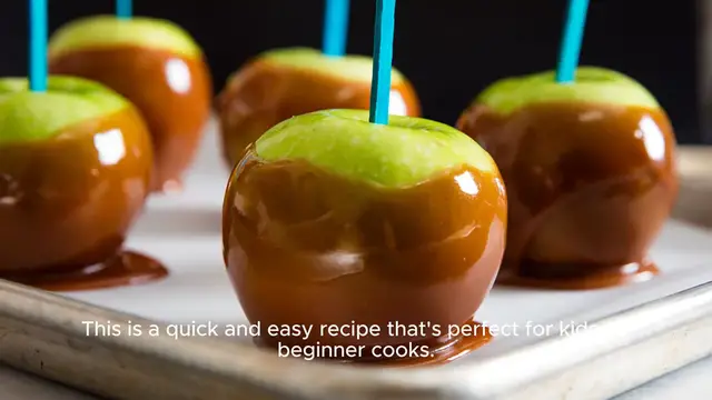 Video thumbnail for Caramel apple recipe