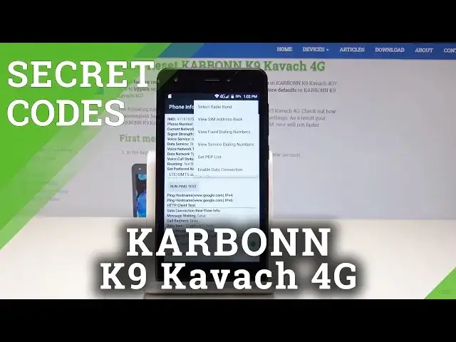Video thumbnail for Codes KARBONN K9 Kavach 4G - Advanced Settings / Hidden Mode