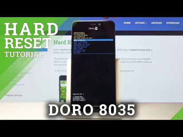 Video thumbnail for How to Hard Reset DORO 8035 – Bypass Screen Lock / Remove Data