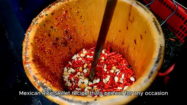 Video thumbnail for Mexican Rice Skillet recipe