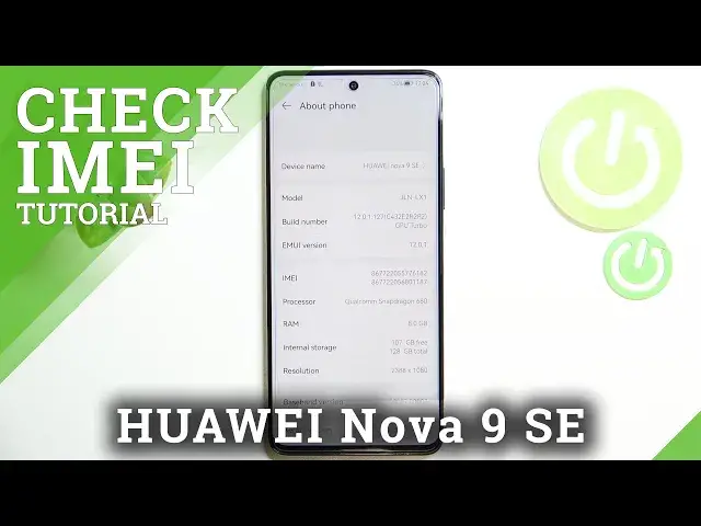 'Video thumbnail for How to Check IMEI Number in HUAWEI Nova 9 SE - Find Serial Number'