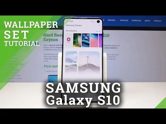 Video thumbnail for SAMSUNG Galaxy S10 CHANGE WALLPAPER / Set Up Wallpaper Tutorial