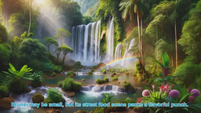 Video thumbnail for Exploring Brunei's Vibrant Street Food Scene