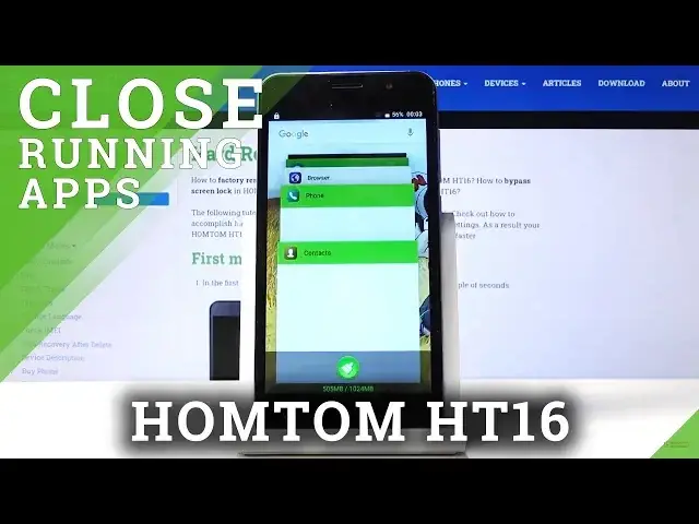 Video thumbnail for How to Switch Off All Running Apps in HOMTOM HT16 - Optimize Your Smartphone