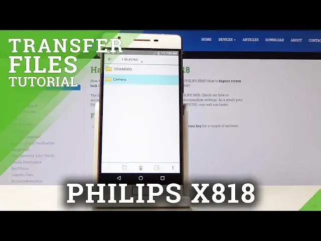 'Video thumbnail for How to Transfer Files in PHILIPS X818 - Move Media'