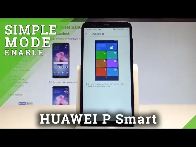 Video thumbnail for How to Enter Simple Mode in HUAWEI P Smart - EMUI Easy Mode |HardReset.Info