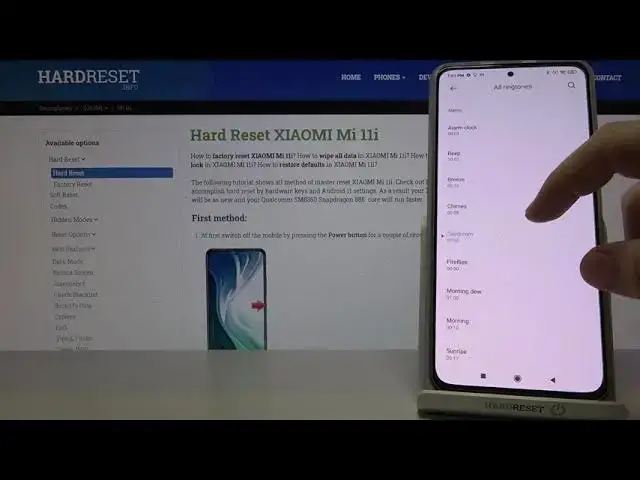 Video thumbnail for How to Find All Alarm Tones in XIAOMI Mi 11i - Alarm Sounds