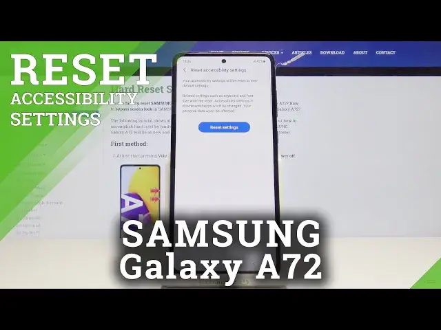 'Video thumbnail for How to Reset Accessibility Settings on SAMSUNG Galaxy A72 - Restore Availability Configuration'