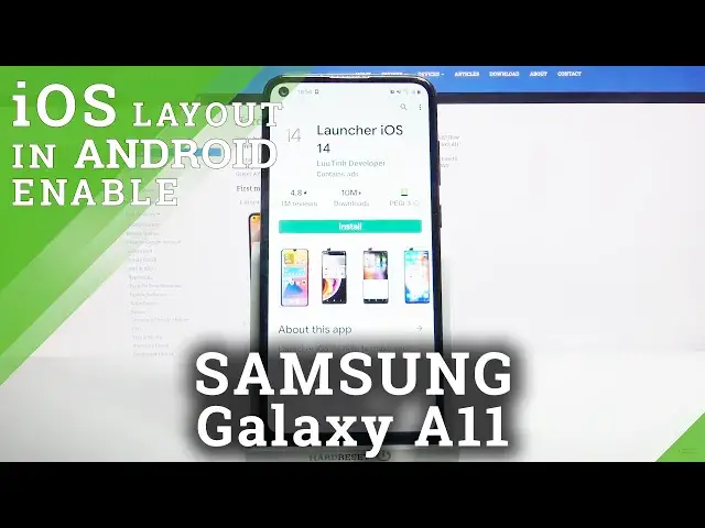 'Video thumbnail for SAMSUNG Galaxy A11 - How to Turn On & Use iOS Launcher on Android'