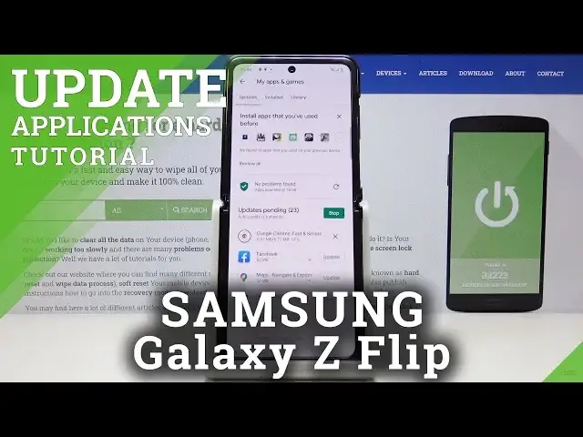 Video thumbnail for How to Download Newest App Version in Samsung Galaxy Z Flip - Update Apps