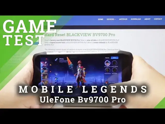 Video thumbnail for UleFone Bv9700 Pro Game Test - Mobile Legends Settings / FPS Review