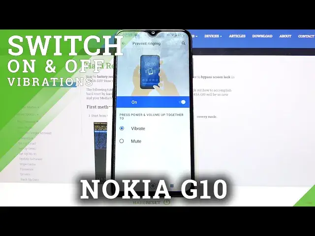 'Video thumbnail for How to Enter Vibration Settings in NOKIA G10 - Open Vibration Settings'