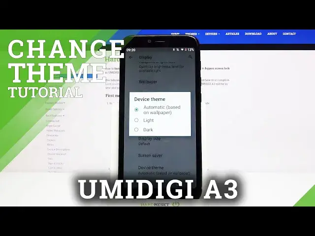 'Video thumbnail for Personalize Device Theme – UMIDIGI A3 & Display Style'