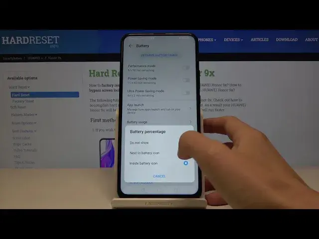 'Video thumbnail for How to Check Battery Percentage in Honor 9X – Find Battery Info'
