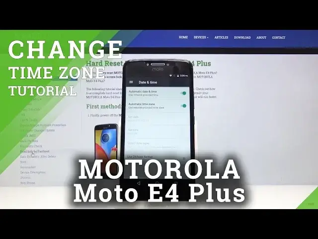 'Video thumbnail for How to Set Date & Time in Motorola Moto E4 Plus – Time Zone Settings'