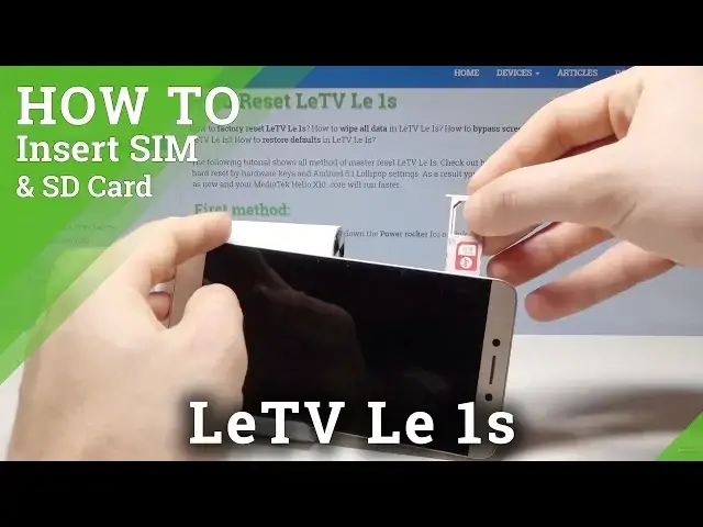 Video thumbnail for How to Insert Nano SIM to LeTV 1s - How to Input SIM