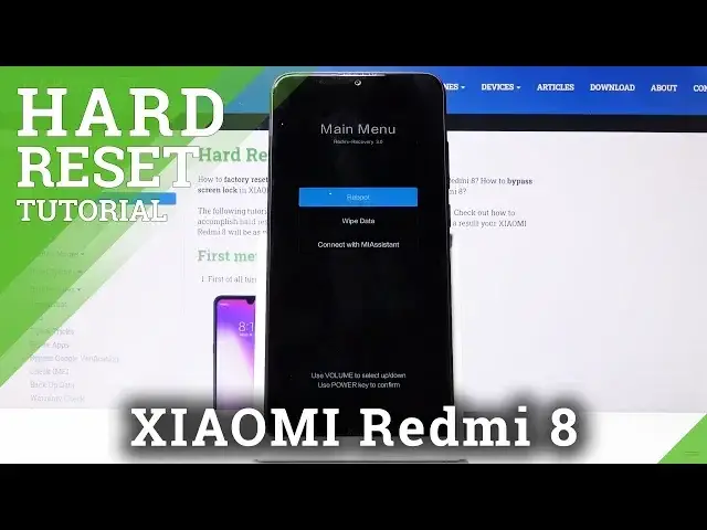'Video thumbnail for HARD RESET XIAOMI Redmi 8 – Wipe Data / Bypass Screen Lock'