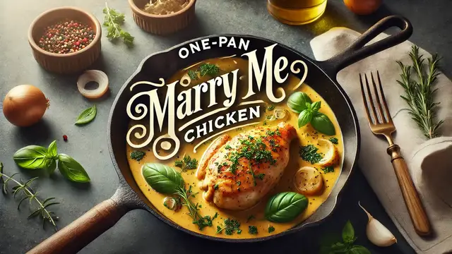 Video thumbnail for One-Pan Marry Me Chicken