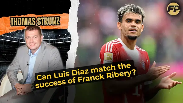 'Video thumbnail for Thomas Strunz: Can Luis Diaz match the Bayern Munich success of Franck Ribery?'