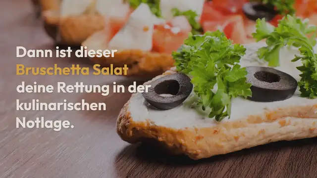 Video thumbnail for Bruschetta Salat mit Nudeln: