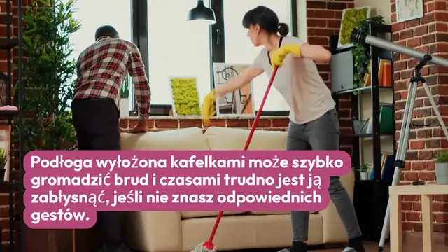 Video thumbnail for Genialna sztuczka do czyszczenia zabrudzonych płytek, aby w kilka minut były lśniące
